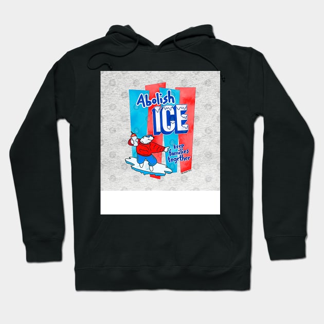 Abolish ICE  The Peach Fuzz Hoodie by starwittyed